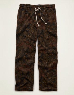 AE Laidback Luxe Heavyweight Open-Hem Sweatpant