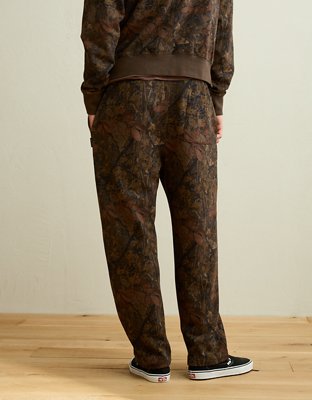 AE Laidback Luxe Heavyweight Open-Hem Sweatpant