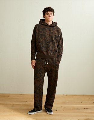 AE Laidback Luxe Heavyweight Open-Hem Sweatpant