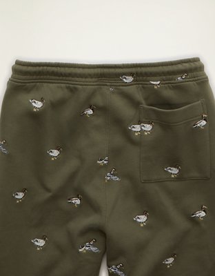 AE Laidback Luxe Heavyweight Open-Hem Sweatpant