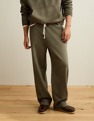 AE Laidback Luxe Baggy Open-Hem Sweatpant