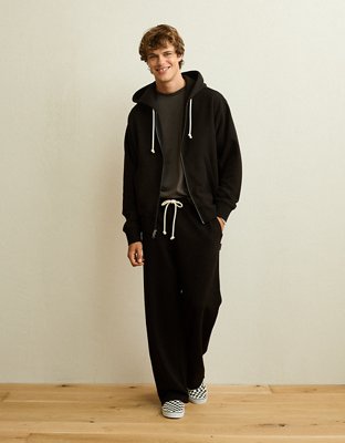 AE Laidback Luxe Baggy Open-Hem Sweatpant