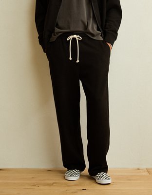 AE Laidback Luxe Baggy Open-Hem Sweatpant
