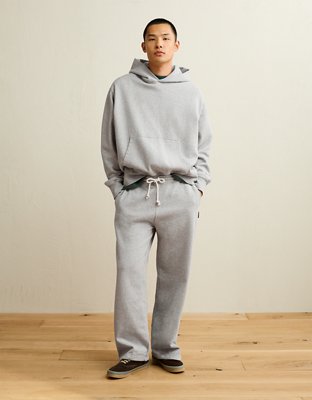 AE Laidback Luxe Baggy Open-Hem Sweatpant
