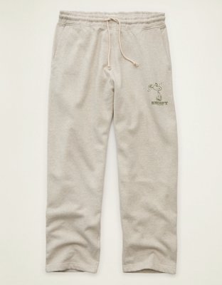 AE Laidback Luxe Heavyweight Open-Hem Sweatpant