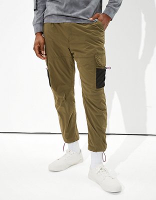 ae flex nylon cargo jogger