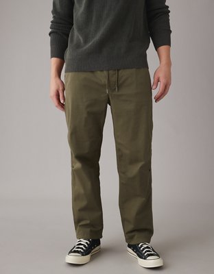 Buy WQ&EnergyMen Men Solid Color Half Pants Oversized Straight Workwear  Ranger Pant Khaki L at