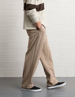 loose men's dress pants Verdusa Slacks Wide Leg Baggy Casual Lightweight Trousers with Pockets Black Small at Amazon Men's Clothing store This black suit pants set includes a slim ASOS DESIGN loose leg pleat