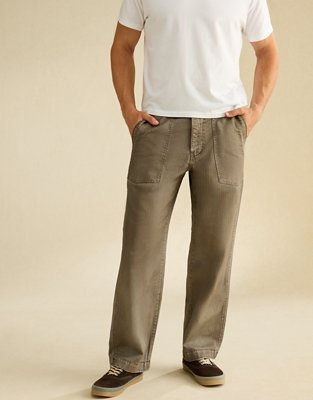 Pantalon utilitaire à effet usé de coupe ample Flex AE