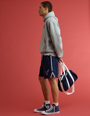 Short de basket-ball vintage russell en maille de sport pour hommes