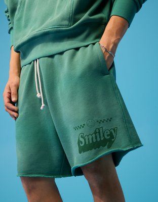 AE | Smiley® Fleece Shorts from American Eagle - $49.95
