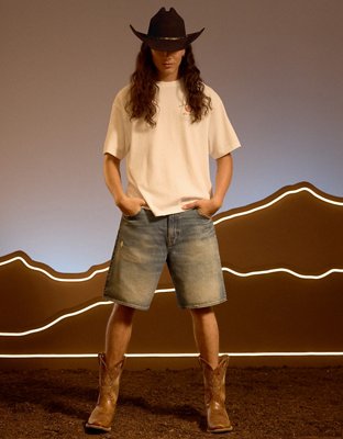 AE x Stagecoach Loose Jean Short