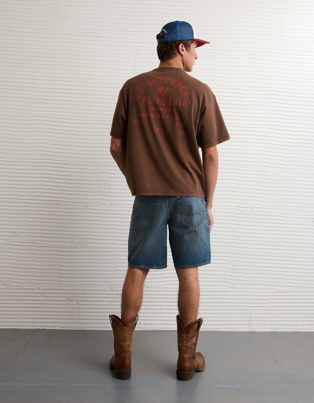 AE x Stagecoach Loose Jean Short - image 3