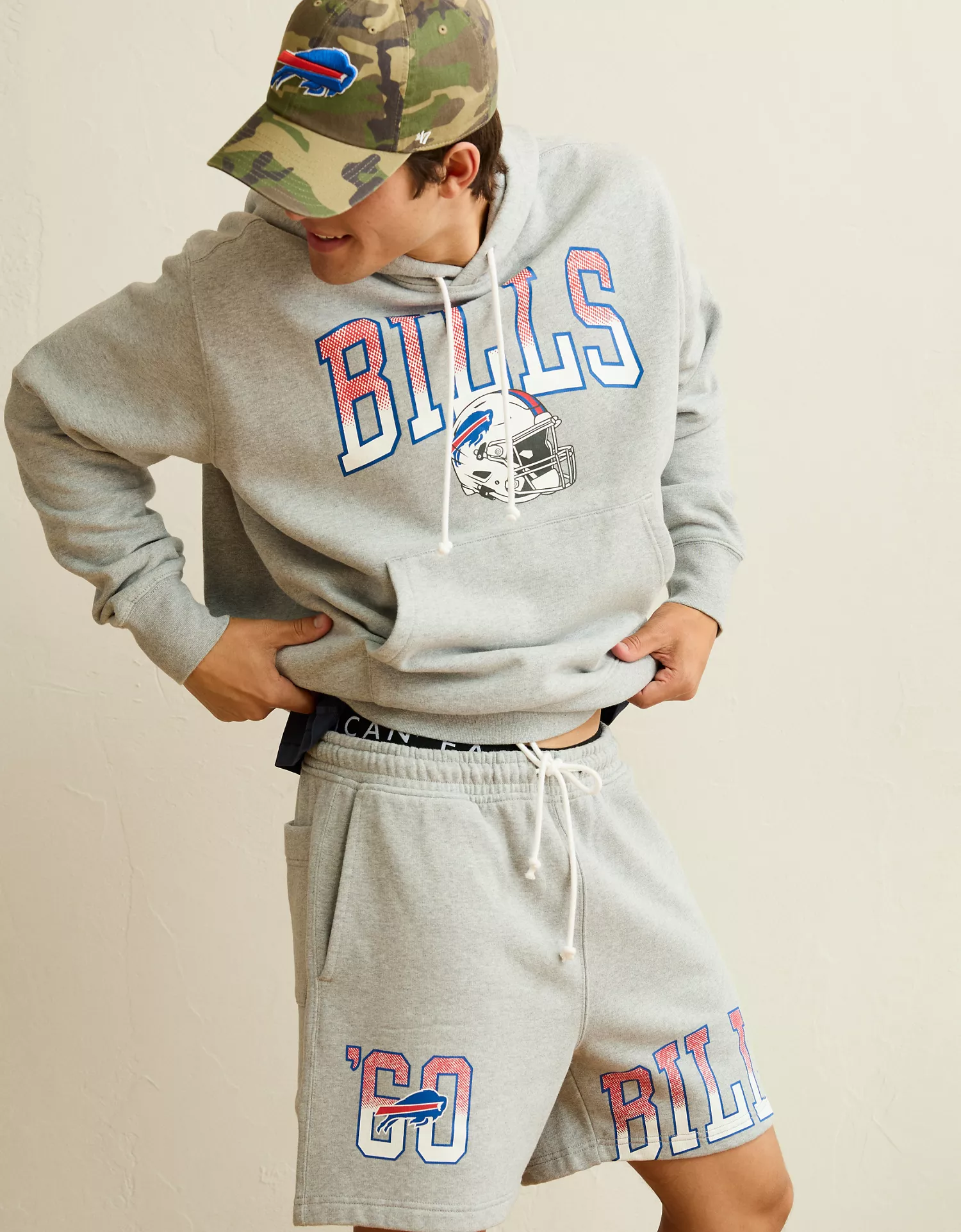AE Buffalo Bills 5.5" Fleece Short