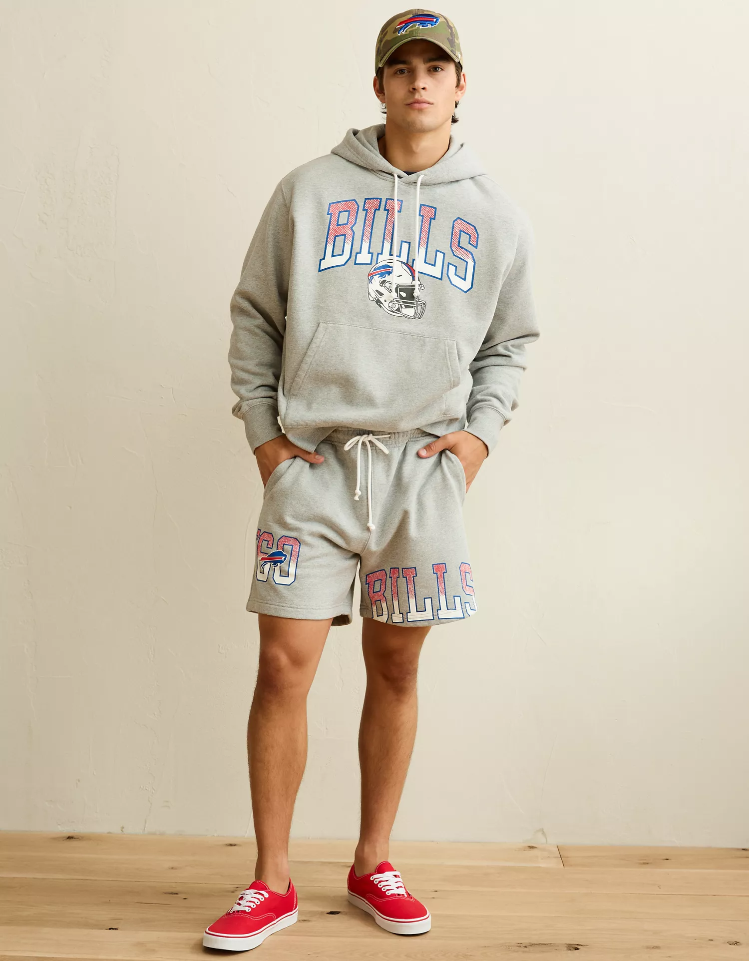 AE Buffalo Bills 5.5" Fleece Short - thumbnail 5