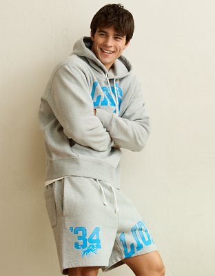 AE Detroit Lions 5.5" Fleece Short