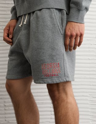 Мужские шорты American Eagle AE Georgia Bulldogs Cotton, цвет: Меланжевый серый — фото 6