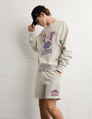 Мужские шорты American Eagle AE Florida Gators Cotton, цвет: Кремовый — фото 6