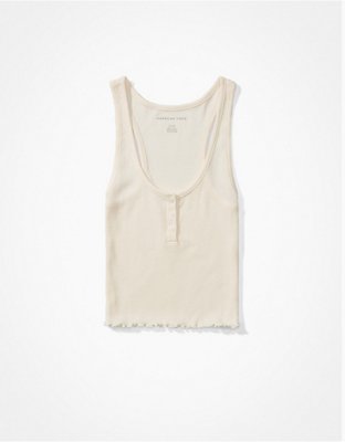 AE Camiseta sin mangas True con cuello henley