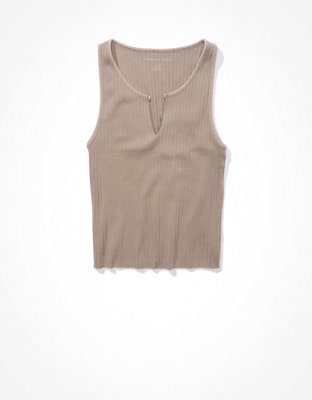 Aerie Notch Neck Tank Top