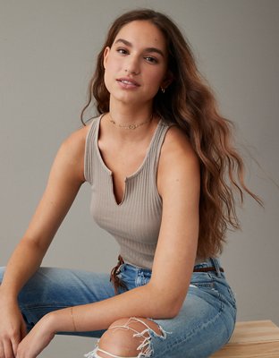 AE Notch Neck Tank Top