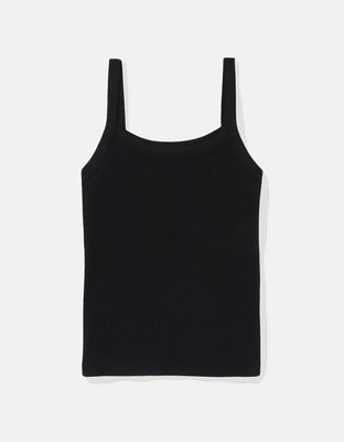 Женские топы American Eagle AE Cropped Classic Tank Top — фото 3
