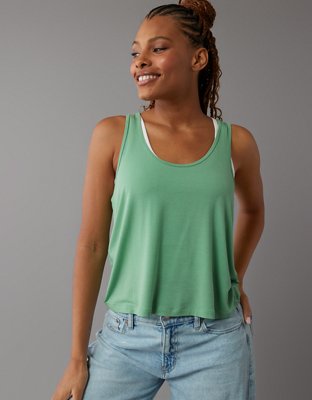 トップス ae AE Soft & Sexy Sleeveless Swing Tank Top | American Eagle