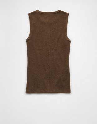 AE Plush High Neck Tank Top