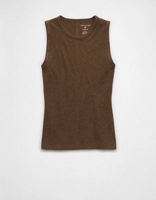 AE Plush High Neck Tank Top