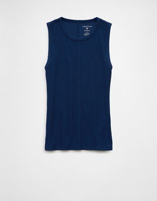 AE Plush High Neck Tank Top