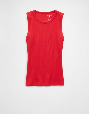 AE Plush High Neck Tank Top