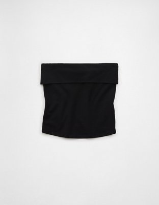 AE It Knit Foldover Tube Top