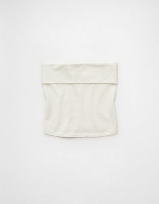 AE It Knit Foldover Tube Top