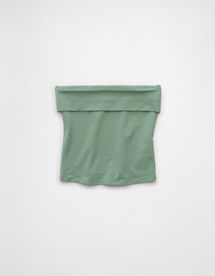 AE It Knit Foldover Tube Top