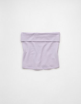 AE It Knit Foldover Tube Top