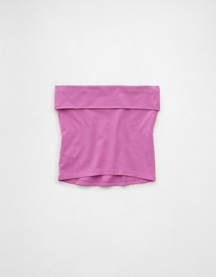AE It Knit Foldover Tube Top