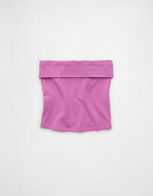 AE It Knit Foldover Tube Top