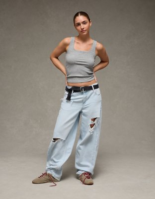 AE Square Neck Plush Tank Top