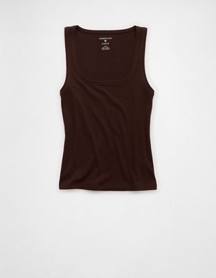 AE Square Neck Plush Tank Top