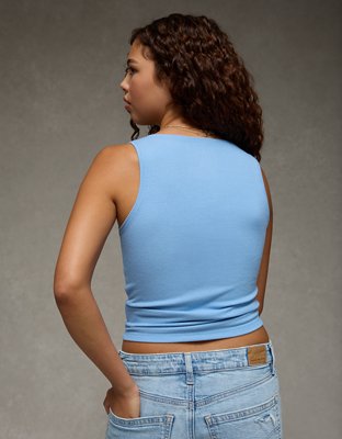 AE Square Neck Plush Tank Top