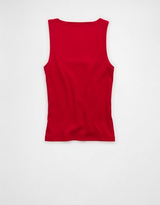 AE Square Neck Plush Tank Top