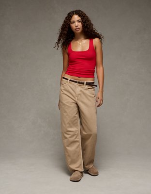 AE Square Neck Plush Tank Top