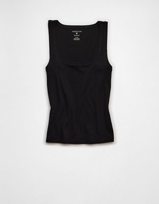 AE Square Neck Plush Tank Top | American Eagle