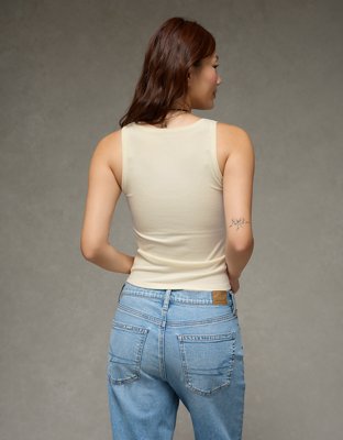 AE Square Neck Plush Tank Top