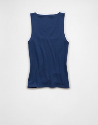 SOFT TANK　704545 AE Square Neck Plush Tank Top | American Eagle