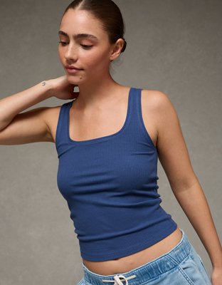 AE Square Neck Plush Tank Top