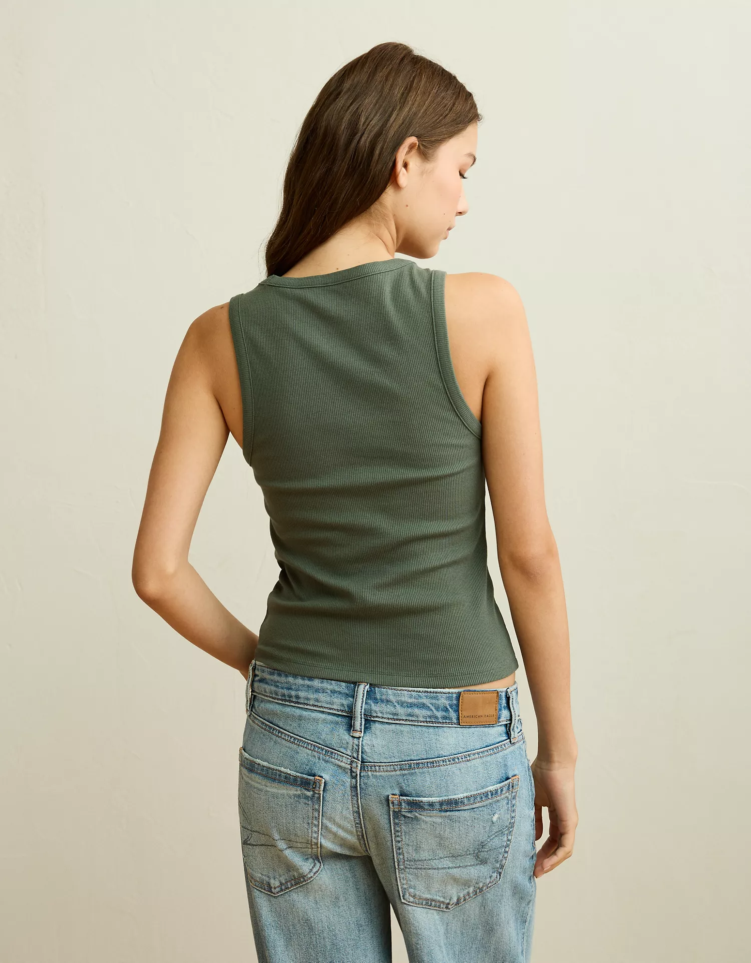 AE V-Neck Boyfriend Tank Top - thumbnail 2