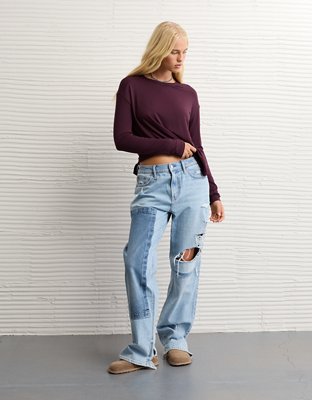 Petit t-shirt à manches longues Doux et sexy AE