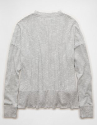 AE Long Sleeve Plush Crew Neck Top