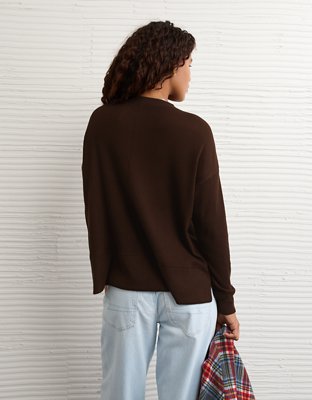 AE Long Sleeve Plush Crew Neck Top